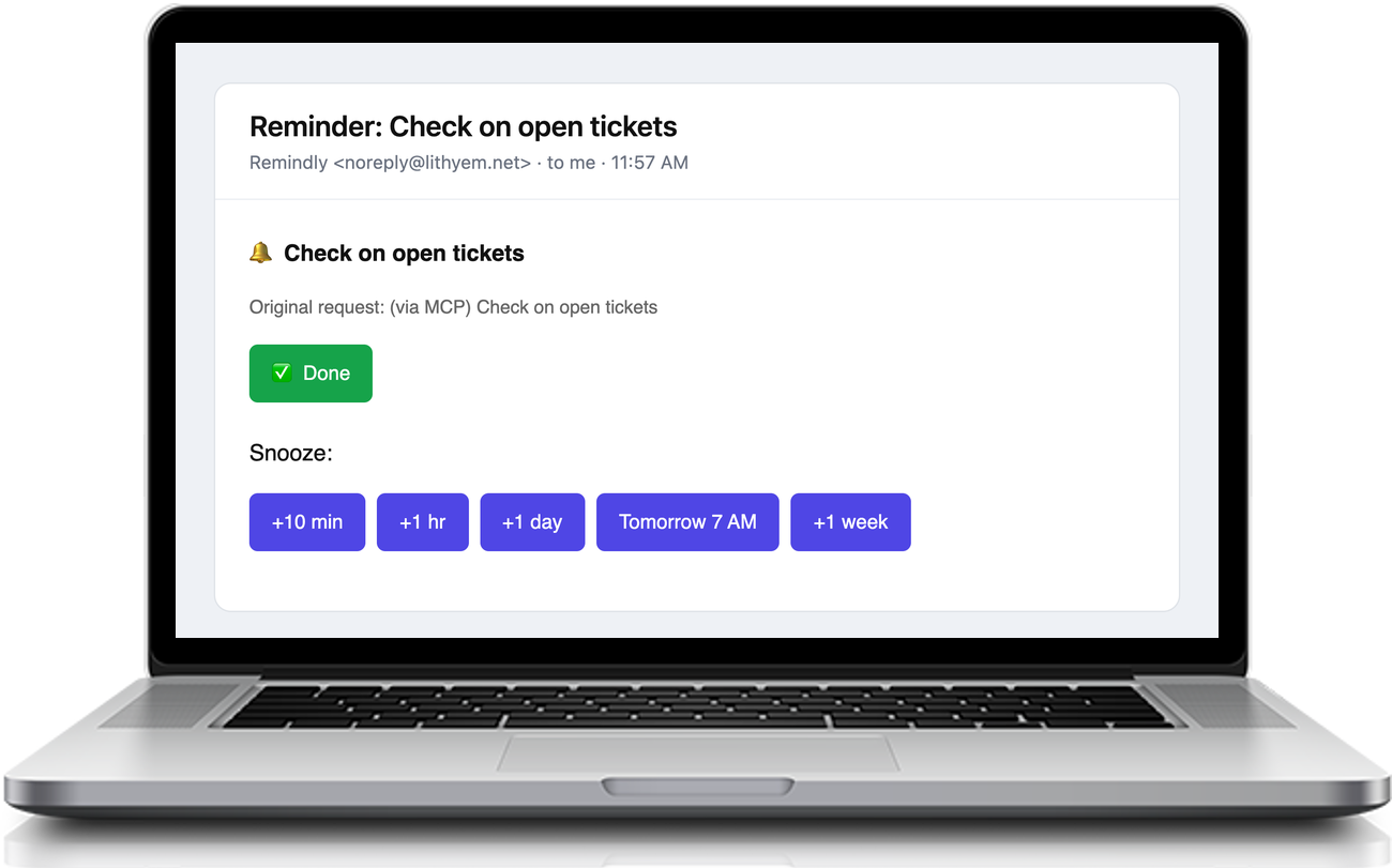AI-Operated Reminder System screenshot
