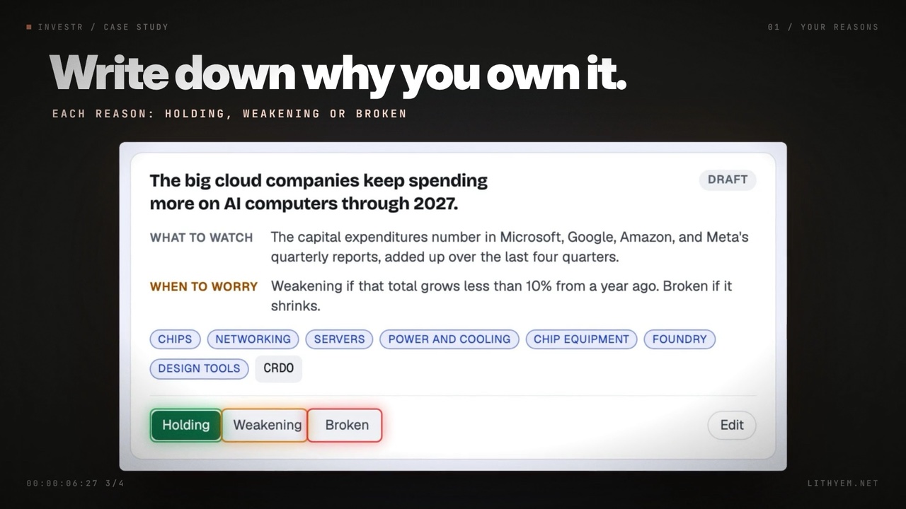 Investr video: AI that reads every filing and flags what changed