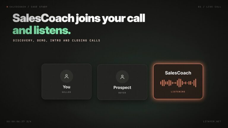 SalesCoach video