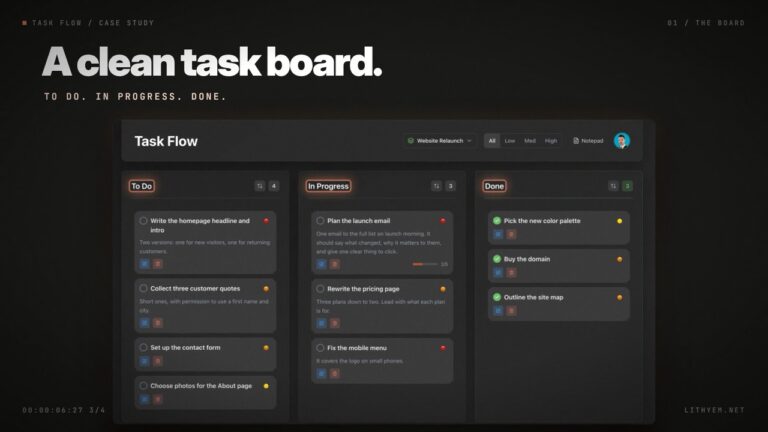 Task Flow video